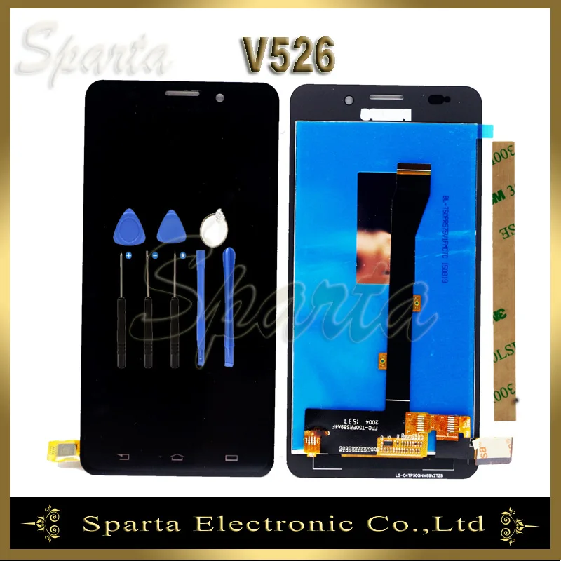 

V526 LCD For Philips Xenium V526 LCD Display Screen Assembly+Tools+3M Sticker with Logo