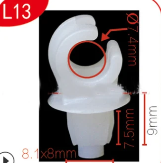 

1000Pcs New Car Body Fender Bumper Retainer Fastener Clip Kit Fit For Volkswagen Santana 99 rookie 2000/3000 Jetta