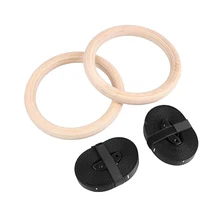1 пара/лот деревянный 1," Портативный гимнастические кольца для гимнастики фитнеса дома Кроссфит сила training