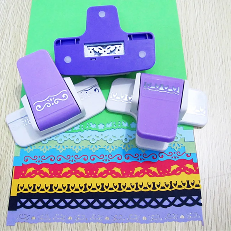 

1pc middle size fancy scrapbooking paper border punch flower embossing Punches handmade Gift edge device DIY paper lace cutter