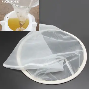 

HOT Mesh Nylon Cone-shape Honey Strainer Filter Fiber Net Single Layer White Beekeeping Tools Purifier Apiary Equipment for Bees
