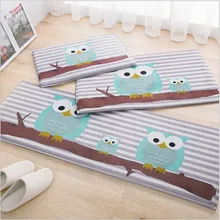 Коврик с совами 45*120 см кухонный коврик мультяшный домашний Ковер Дверной нескользящий коврик напольный коврик прямоугольный напольный коврик Современный домашний декор коврик в форме совы