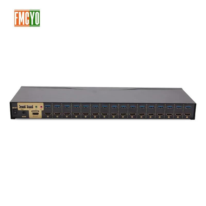 

HDMI KVM Switch 16x1 1x16 Port 16 Input 1 Output HDMI Splitter HD 4K Resolution HDMI Switch Keyboard And Mouse Sharing Device