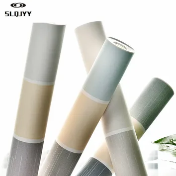 

Stripe wallpaper self-adhesive PVC waterproof wallpaper dormitory bedroom wall stickers furniture renovation stickers