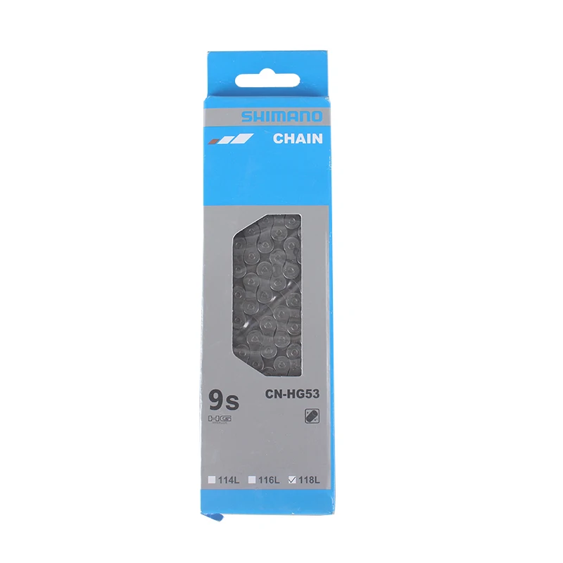 Скоростная цепь SHIMANO cn hg53 9 S велосипедная часть для горного велосипеда 118L Link|chain