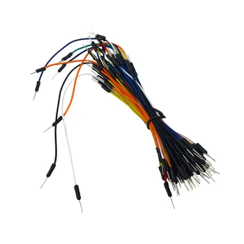 

SHCHV 65 pcs Breadboard Jumper Wires Cable Male to Male for DIY Board Jumper Wire Kit Set for Electronic DIY Module