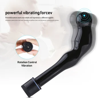 Silicone Prostate Massage Anal Beads Dildo Vibrator AV Magic Wand Vibrating Butt Plug Masturbator Erotic Toys Sex Toys for Men 5