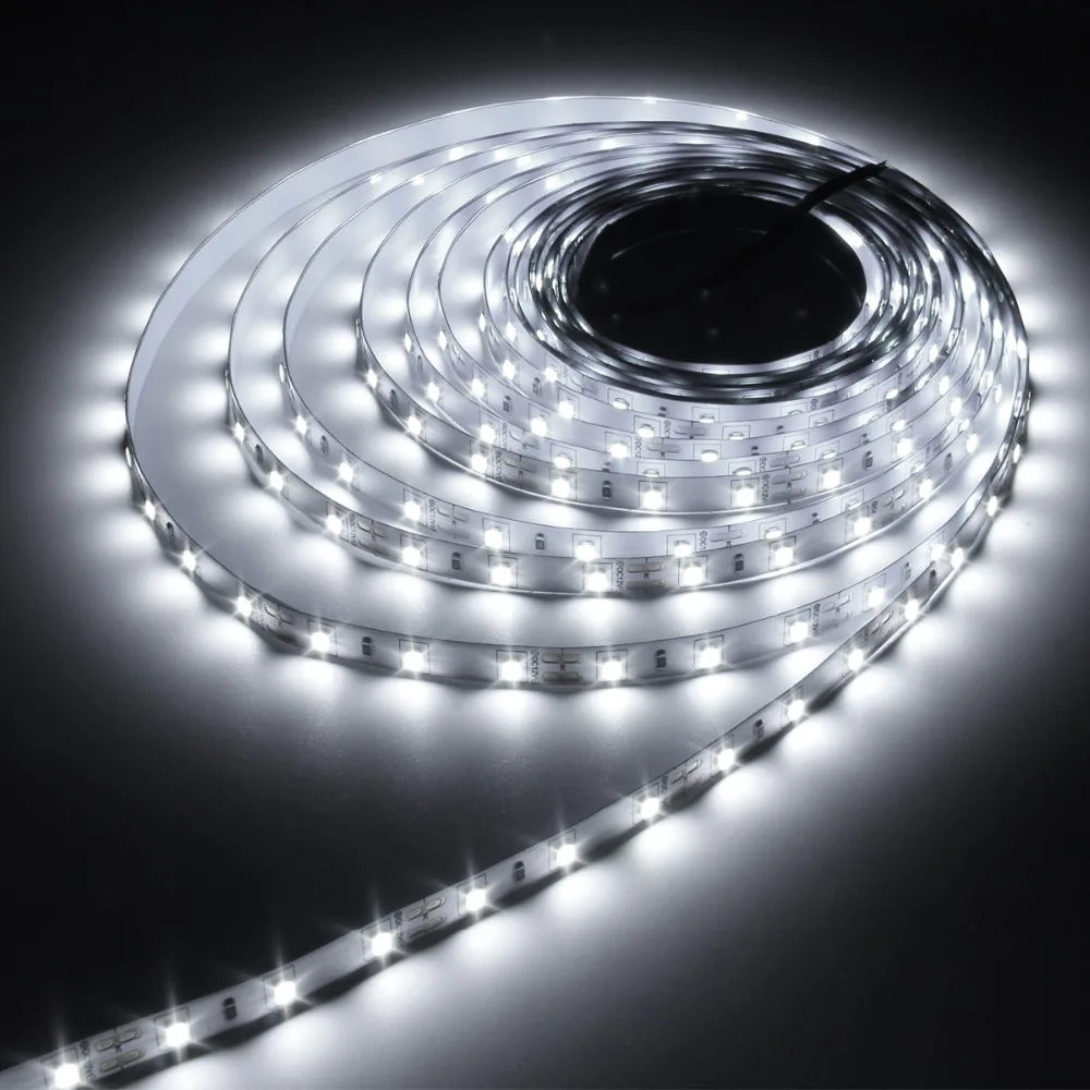 SuperNight 5050 SMD LED Strip 5M 60LEDsm DC 12V Single Color Flexible Tape LED Light Pink Blue Green Warm Cool White Lamp Band (5)