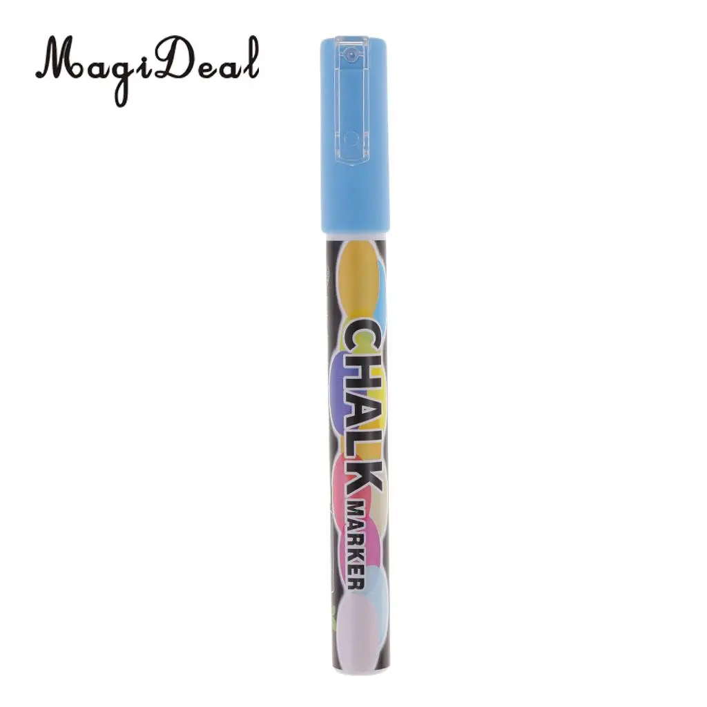  Liquid Chalk Markers Chalk Pens For Chalkboard, Whiteboard, Blackboard, Window, Glass, LED Board 3mm Reversible Tip