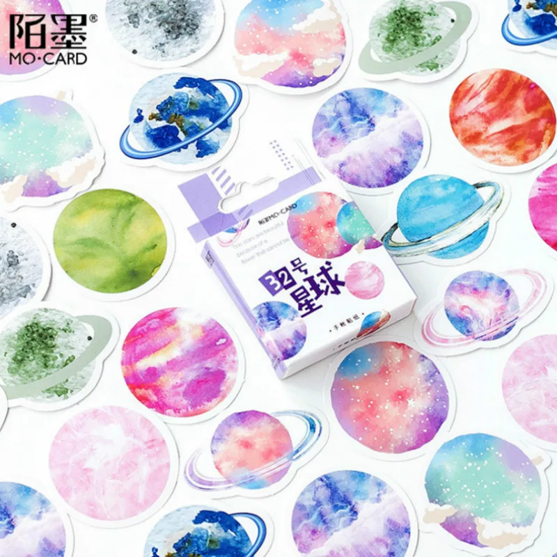

45Pcs/set kawaii notebook fashion cute Stars pattern diary planner office decor school supplies stationery