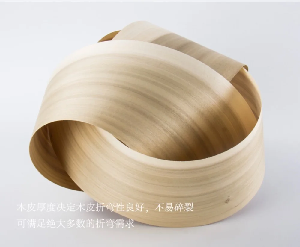 1Piece Length: 2.5 meters  thickness:0.52mm  Width: 15cm  Natural Poplar Tree Wood Veneer Furniture Refurbished Veneer