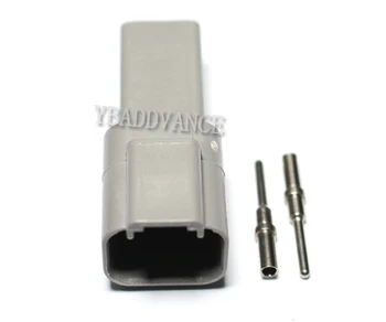 

Car Connector Quick Deutsch 2 Pin Male With Solid Round Pins and Wire Seals DT04-2P