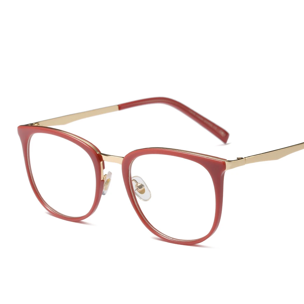 Buy Ladies Square Glasses Frames Women Metal Leg Brand