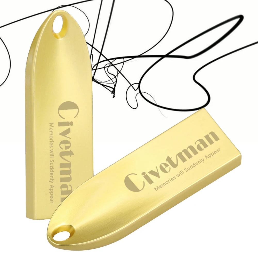 Civetman USB флэш-накопитель 128 ГБ Металл Мини внешних накопителей USB2.0 накопитель 64 ГБ флешки 16 ГБ памяти USB stick 32 ГБ Flash Drive