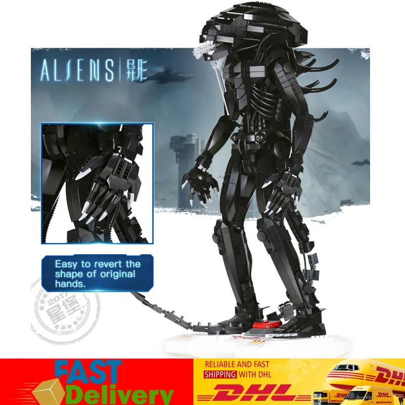 

XingBao 04001 2020Pcs Genuine Creative Movie The Alien Robot Educational Building Blocks Bricks Children Toys Christmas Gifts