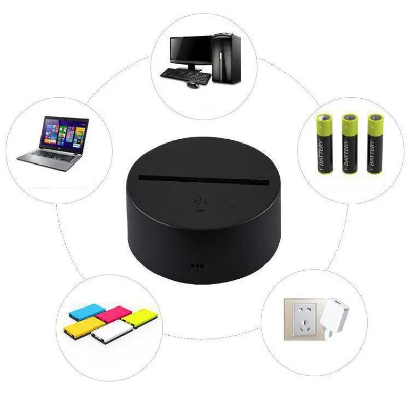  Truck 3d Lights Seven Color Remote-control Touch Led Table Lamps For Living Room Desk Lamp Creative