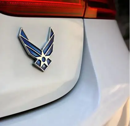 Авто аксессуары 1 шт. 3D металла ВВС США логотип автомобиля Стикеры кузова Стикеры стайлинга автомобилей интерьера Стикеры s для всех автомобилей