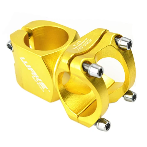 

WAKE Aluminium Alloy 6061 CNC Mountain Road Cycling Stem MTB Bike Bicycle Handlebar Stem 31.8*28.6*32MM Gold