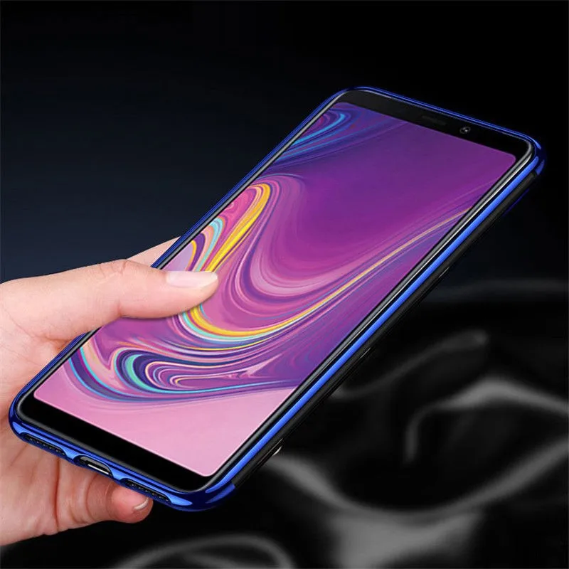 Plating Case For Samsung Galaxy A9 A7 A8 Plus A6 plus A9S 2018 Cover Silicone Case For Samsung Galaxy A7 A5 A3 2017 2016 Cover (13)