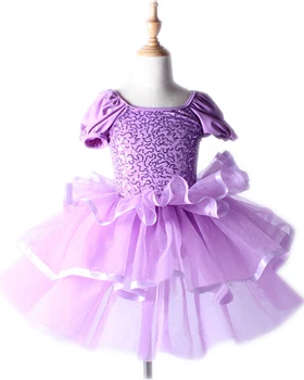 

New Professional Children's Daughter Dance Dress Princess Skirt Ballet Dance Adult Female Purple Performance Stage Costumes