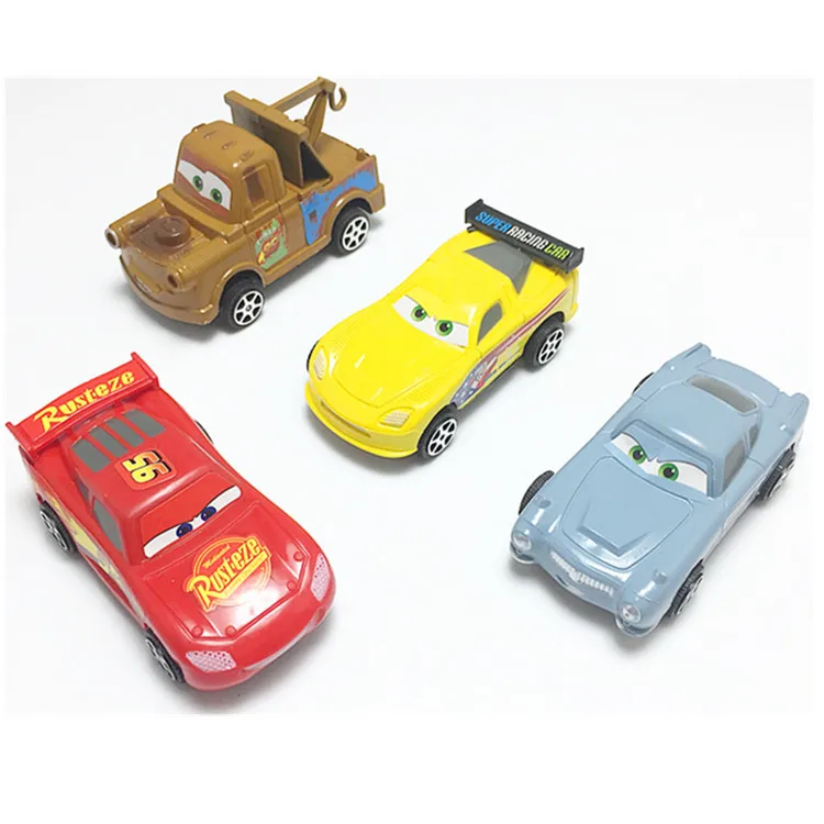 

Disney 4PCS/Lot Pixar Cars 3 27Styles Lightning MQ Mater Jackson Storm Ramirez pvc Model Toy Car Gift For Kids