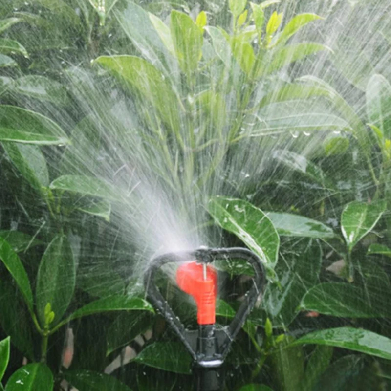 

New Gardening Head Watering Tools Irrigation Injector Nozzle Misting Spray Head 360 Degree Auto Rotation Sprinkler