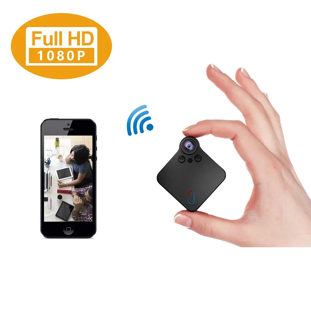 

CCTV WIFI IP Mini Camera 1080P Sensor Portable Security Camcorder small cam Night Vision Motion Detection Support Hidden TFcard
