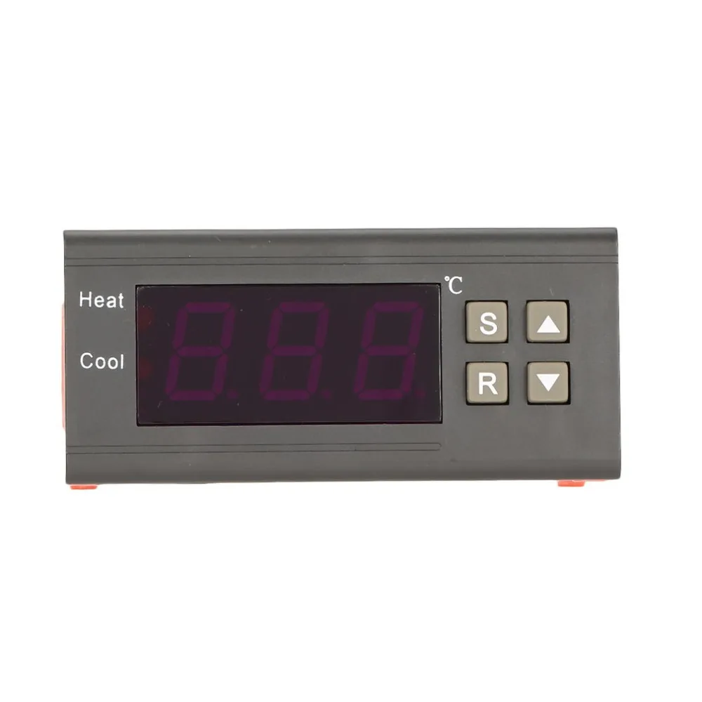 DC AC 12 V 110 V 220 V Термостат Регулятор цифровой lcd Температура в холодильнике контроллер на термоэлементах с датчиком