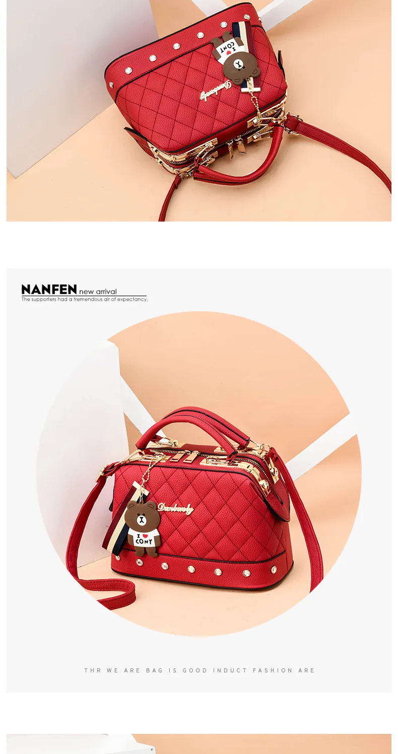 autumn winter Stylish New style one-shoulder cross-body bag Korean-style fashion women bag square sling bag generat