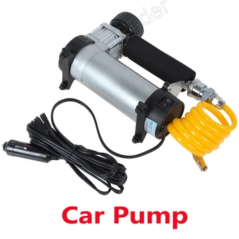 

100PSI high quality 12V Car Pump Portable Tire Inflator Auto Super Flow Air Compressor