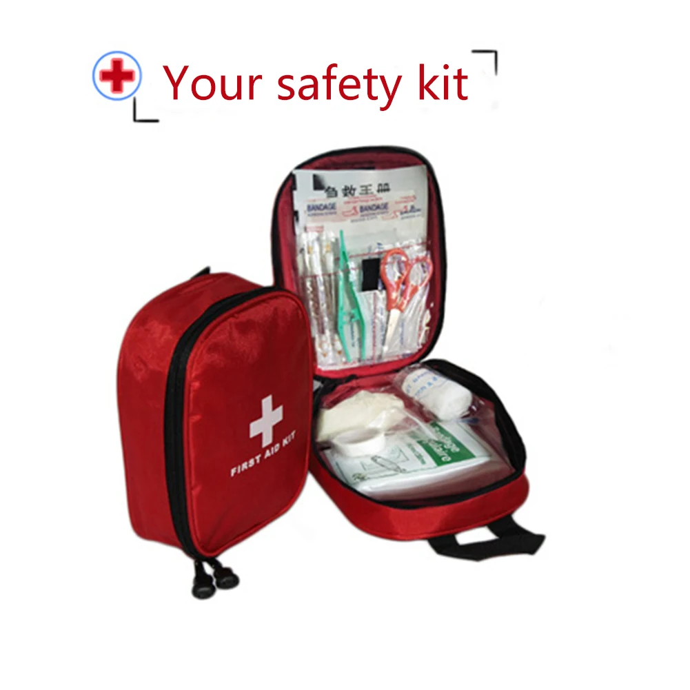 

Portable First Aid Kit Bag Home Emergency Medical Rescue Case Box JT-Drop Ship
