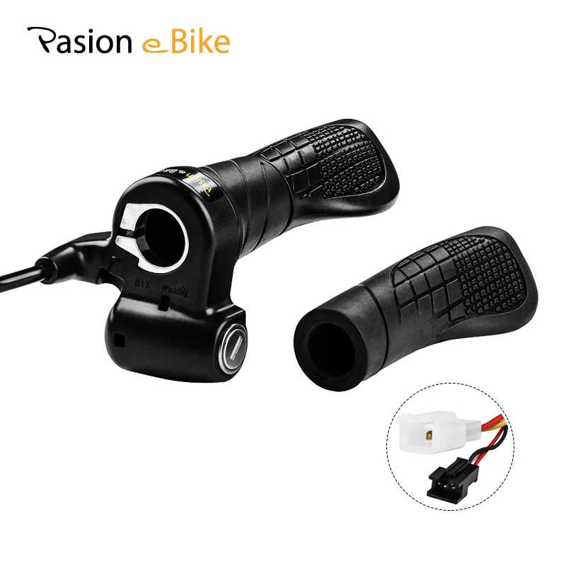 

Pasion Ebike Electric Bicycle Twist Speed Throttle Locks 24V 36V 48V 60V 72V Electric Bike Parts
