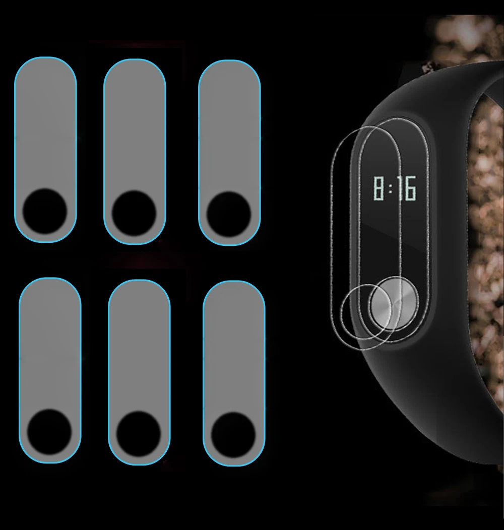 

High Definition Clear Glossy/Anti-Glare Matte Screen Protector Protective Film Guard For Xiaomi Mi Band 2 Smartwatch
