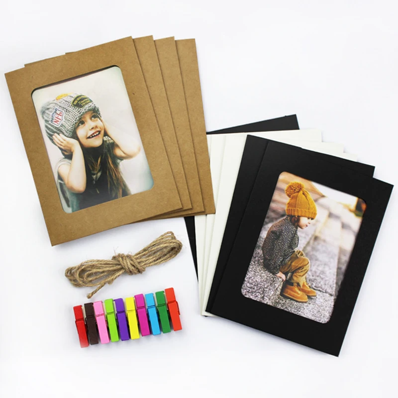 10Pcs DIY Combination Wall Photo Frame Hanging Wall Photos Picture