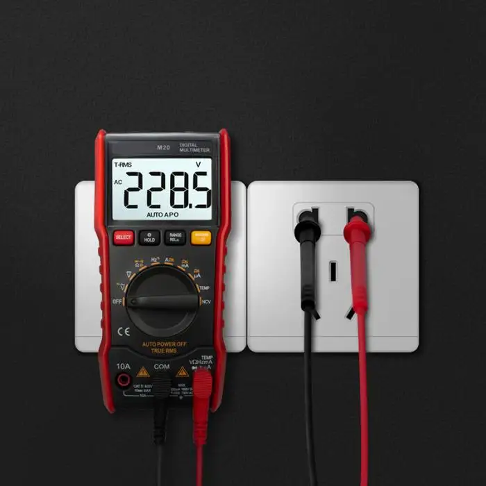 Digital Voltage Tester M20 6000 Counts LCD Display Multimeter AC/DC Current Voltage Meter Voltmeter TN88
