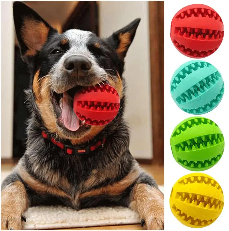 Pet dog Toys Extra tough Rubber Ball Toy Funny Interactive Elasticity