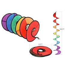 Новая красочная палатка для кемпинга Складная Радужная Спиральная Ветряная мельница ветряная вертушка домашний декор сада украшения Классические игрушки