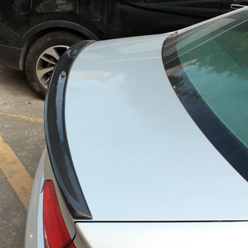 Для Audi A4 B8 2009-2012 A5 2009- высокое качество Спойлер из углеволокна спойлер заднего крыла