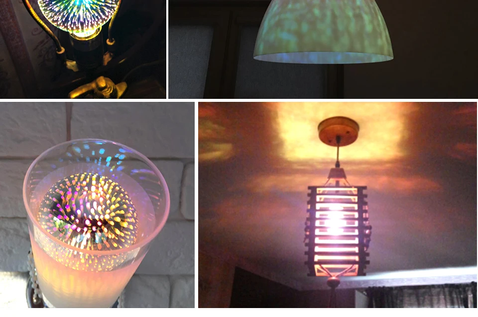Ampoule LED E27 3D Fireworks Bulb  (5)