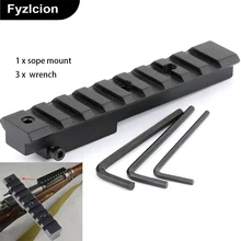 Высокое качество алюминий M44 прицела 9 слотов 4,15 дюймов L Пикатинни Вивер крепление для Mosin Nagant M91/30 M39 M38 M44