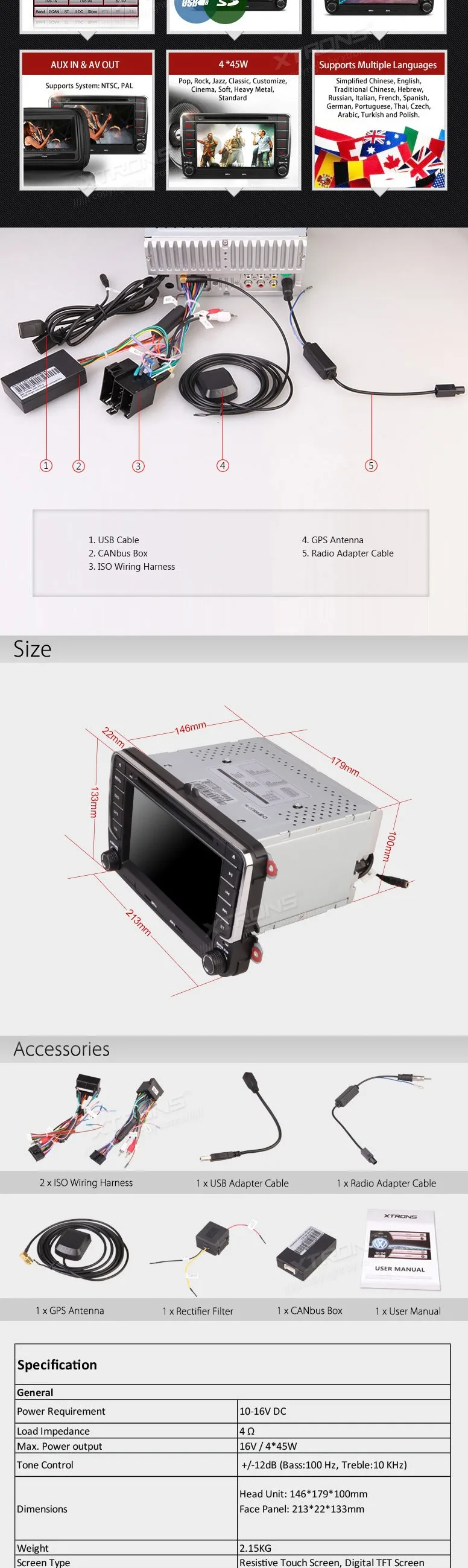 Flash Deal 7" Special Car DVD for Volkswagen Touran 2003-2012 & Tiguan 2007-2012 & Scirocco 2008-2012 & EOS 2006-2012 & Caddy 2004-2012 6