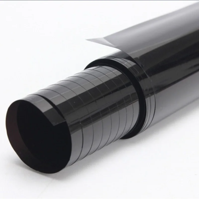 

50*300cm Car Window Tint Film 15%VLT Black PET protector sticker Scratch resistant For Car Window Glass Sun Shade Stickers