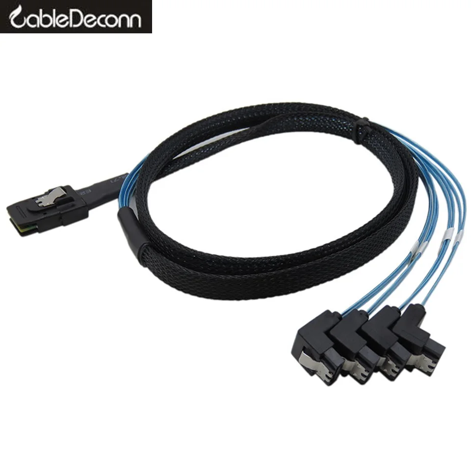 Mini SAS SFF 8087 to 4 SATA Cable Mini SAS 4i SFF8087 36P To 4 SATA