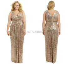 Bling Bling champagner Brautjungfer Kleider Plus größe brautjungfer kleider shiny wunderschöne abschlussball-partei-kleid vestidos de festa TK169