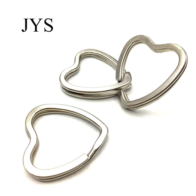 

HOT SALE 10PCS/LOT SILVERTONE VALENTINE HEART SPLIT RINGS KEY RINGS & KEY CHINS