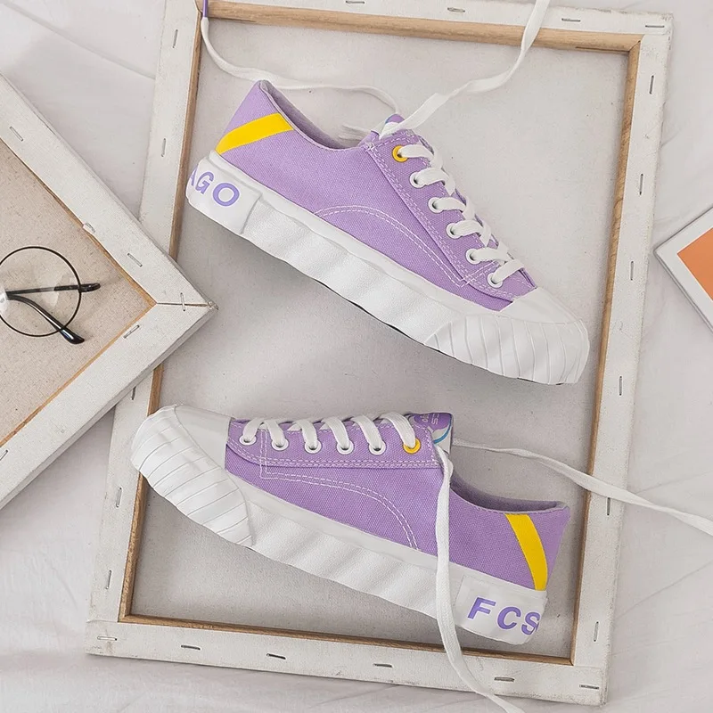 

Fashion Women's shoes flats trend Harajuku wild female walking shoes women sneakers high top summer canvas shoes