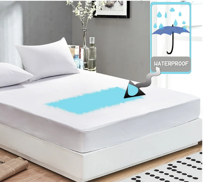 Waterproof Hypoallergenic Mattress Cover 180x200cm 150x200cm Queen King