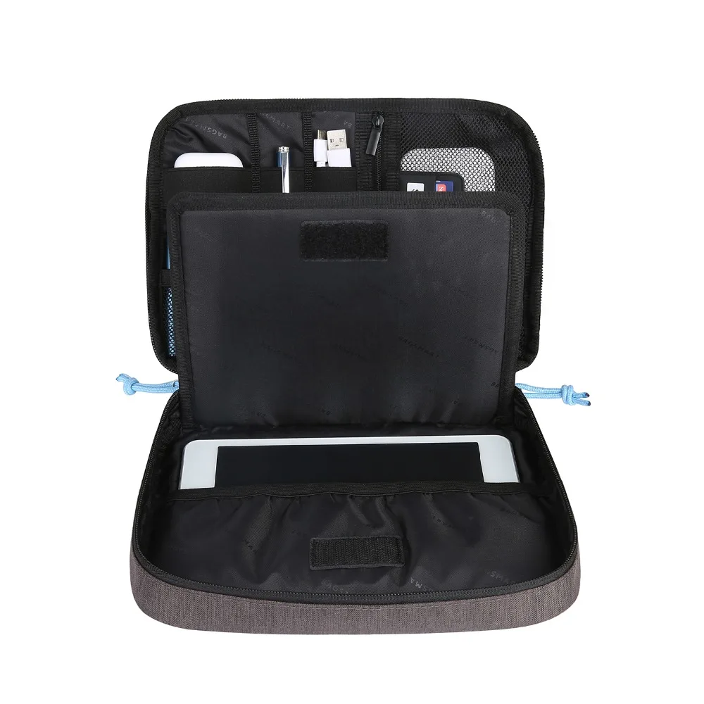 BAGSMART Travel Electronic Accessories Organizer Portable Bags For USB Cable Fashion Waterproof Storage Bags for Ipad Earphone