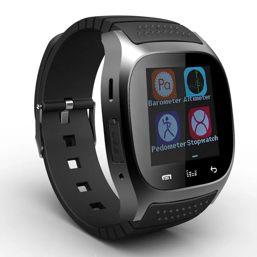 Reloj inteligente M26 con Bluetooth, dispositivo portátil para iPhone, IOS,  Android, Windows, teléfono, deportivo|watch stud|watch buttonwatch elegant  - AliExpress