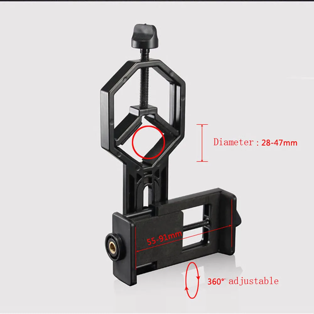 Алюминиевый сплав телефон адаптер разъем зажим Кронштейн подходит бинокулярный микроскоп для мобильного телефона держатель просмотра